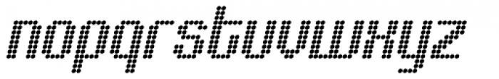 Urbix Nu Dot Italic Font LOWERCASE