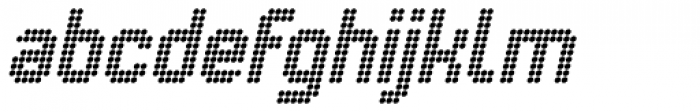 Urbix rg Dot Italic Font LOWERCASE