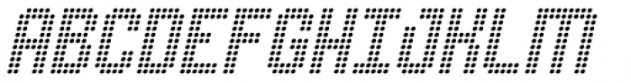 Urbix rg Dot Light Italic Font UPPERCASE