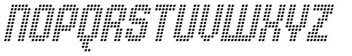 Urbix rg Dot Light Italic Font UPPERCASE