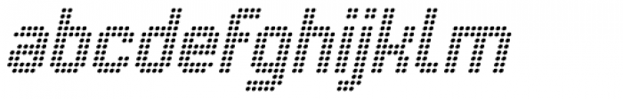 Urbix rg Dot Light Italic Font LOWERCASE