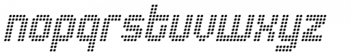 Urbix rg Dot Light Italic Font LOWERCASE
