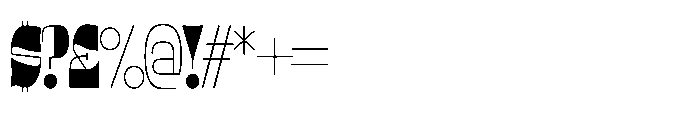 Urbolyt Compressed Font OTHER CHARS