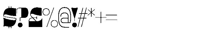 Urbolyt Regular Font OTHER CHARS