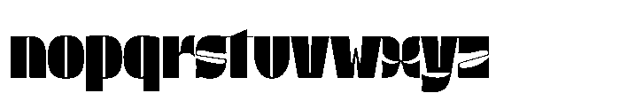 Urbolyt Regular Font LOWERCASE