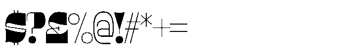 Urbolyt Variable Font OTHER CHARS