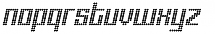Urbox Nu Dot Italic Font LOWERCASE