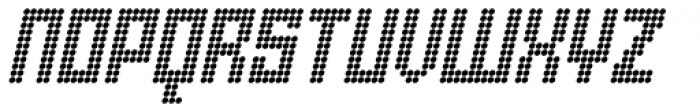 Urbox rg Dot Italic Font UPPERCASE