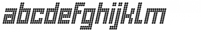 Urbox rg Dot Italic Font LOWERCASE