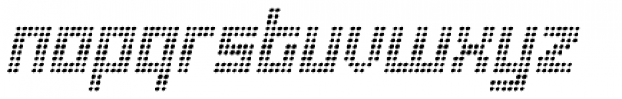 Urbox rg Dot Light Italic Font LOWERCASE