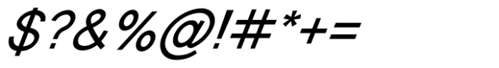 Ursulla Italic Font OTHER CHARS