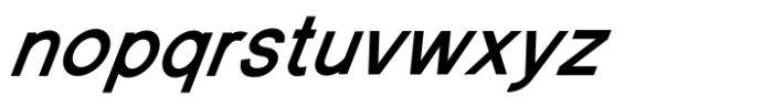 Ursulla Semibold Italic Font LOWERCASE