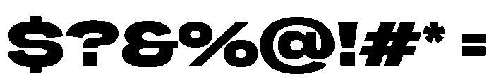 Urban Chrome Regular Font OTHER CHARS