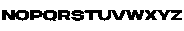 Urban Chrome Regular Font UPPERCASE