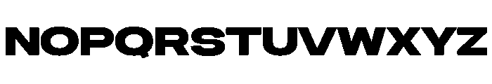 Urban Chrome Regular Font LOWERCASE