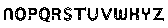 Urban Circus Deco Font UPPERCASE