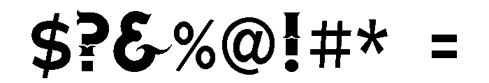 Urban Circus Plain Font OTHER CHARS
