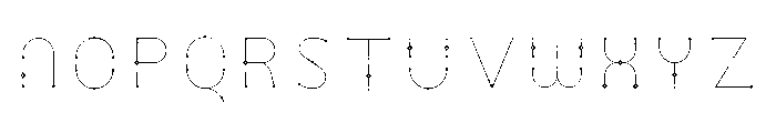 Urban Circus Thinlines Font UPPERCASE