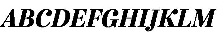 Urge Text Black Italic Font UPPERCASE