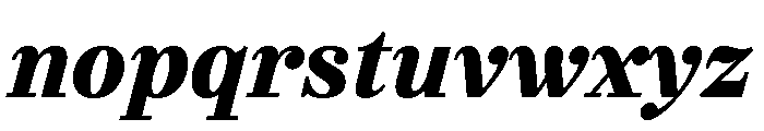 Urge Text Black Italic Font LOWERCASE