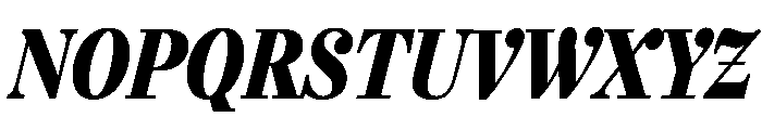 Urge Text Condensed Black Italic Font UPPERCASE