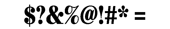 Urge Text Condensed Black Font OTHER CHARS