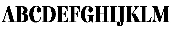 Urge Text Condensed Black Font UPPERCASE