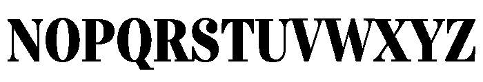 Urge Text Condensed Black Font UPPERCASE
