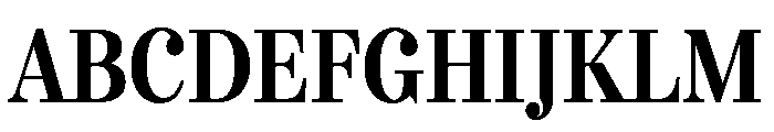 Urge Text Condensed Bold Font UPPERCASE