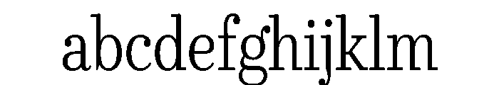 Urge Text Condensed Light FONT