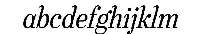 Urge Text Condensed Regular Italic FONT