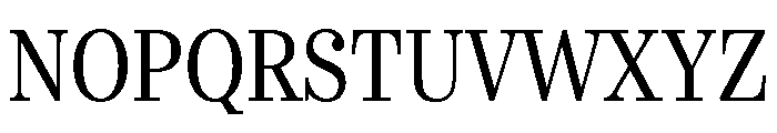 Urge Text Condensed Regular Font UPPERCASE