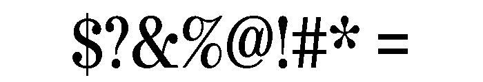 Urge Text Condensed Semi Bold Font OTHER CHARS