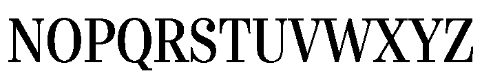 Urge Text Condensed Semi Bold Font UPPERCASE