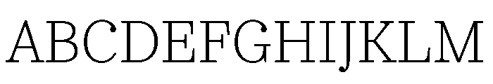 Urge Text Extra Light Font UPPERCASE
