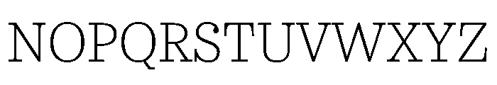 Urge Text Extra Light Font UPPERCASE