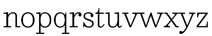 Urge Text Extra Light Font LOWERCASE