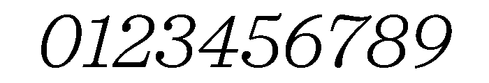 Urge Text Light Italic Font OTHER CHARS