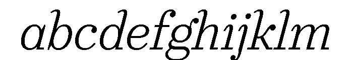 Urge Text Light Italic FONT