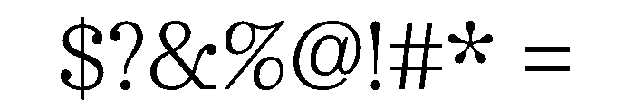 Urge Text Light Font OTHER CHARS
