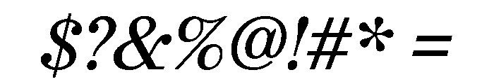 Urge Text Semi Bold Italic Font OTHER CHARS