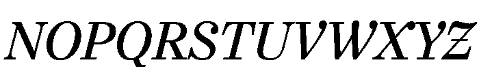 Urge Text Semi Bold Italic Font UPPERCASE