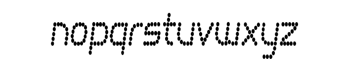 Urion-CondensedRegular Font LOWERCASE