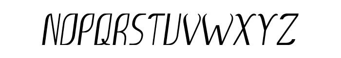 Ursal-CondensedItalic Font UPPERCASE