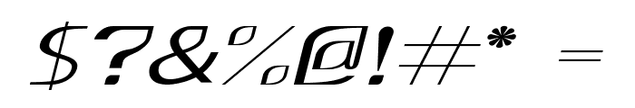 Ursal-ExpandedItalic Font OTHER CHARS