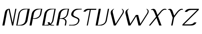 Ursal-Italic Font UPPERCASE