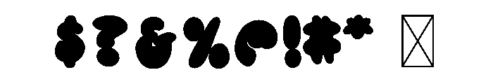 USA Jello CF Font OTHER CHARS