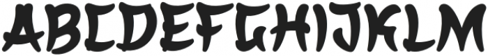 USAGI Regular otf (400) Font UPPERCASE