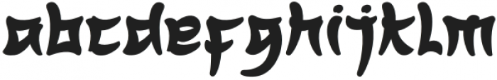 USAGI Regular otf (400) Font LOWERCASE