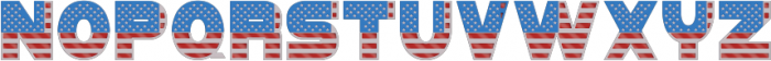 USAflag Regular otf (400) Font UPPERCASE